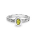BM-R-302 Owalny Pierścionek Memorialny - OVAL HALO
