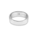 BM-R-336 Pierścionek Memorialny Unisex z drobnymi kryształkami - FOUR TOGETHER