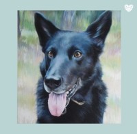 Portret memorialny suchy pastel 50x65cm - głowa & popiersie