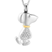 Naszyjnik / relikwiarz na prochy ze stali szlachetnej PIESEK