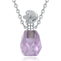 Naszyjnik / relikwiarz na prochy z kamienia naturalnego SHELLA