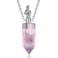 Naszyjnik / relikwiarz na prochy z kamienia naturalnego HEART